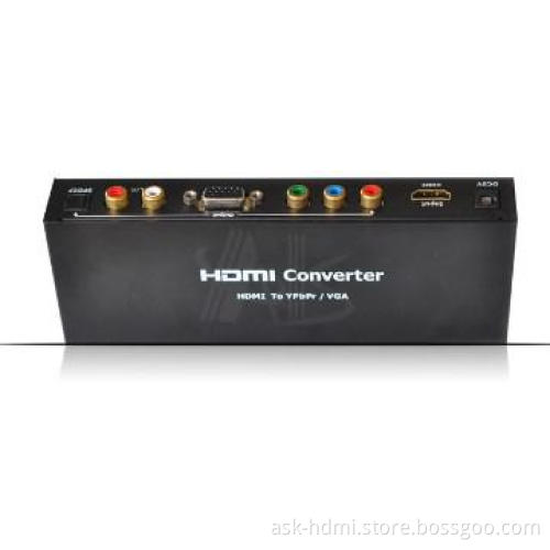 HDMI in VGA and  RGB output adapter with L/R converter box